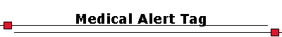 Medical Alert Tag